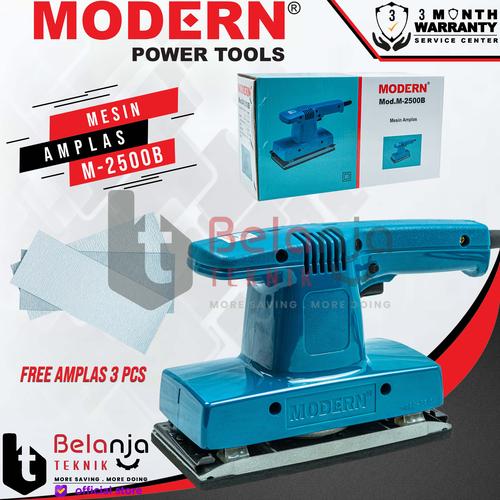 [EZM.3505185] Modern Mesin Amplas M 2500 B 160 Watt Finishing Sander M2500 B
