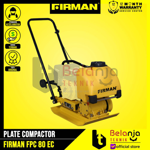 [EZM.3505251] Mesin Stamper - Plate Compactor Firman FPC 80 EC - Body Only
