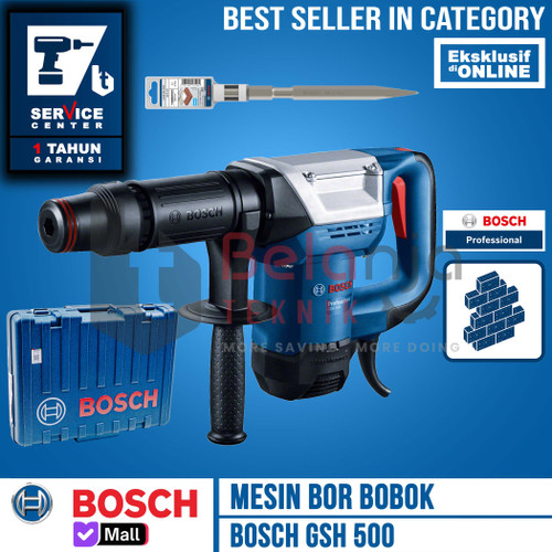 [EZM.3505285] BOSCH Mesin Bor Bobok GSH 500 Demolition Hammer GSH500 1025 WATT Gen 2