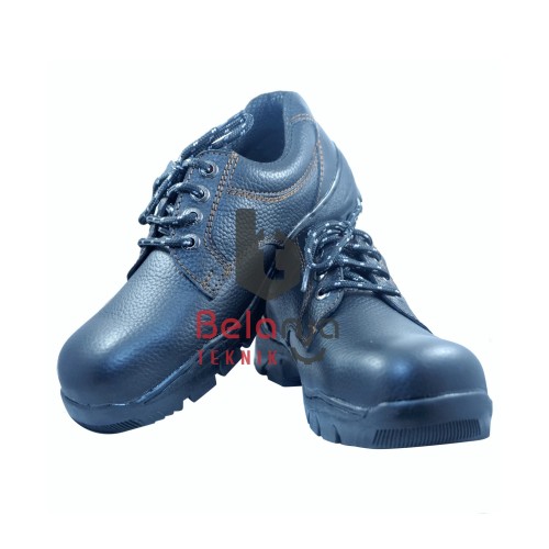 [EZM.3505302] Sepatu Safety Steel Horse 9138 Hitam