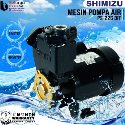 [EZM.3505320] Shimizu Pompa Air Manual PS 226 BIT 9 Meter Water Pump PS226 BIT