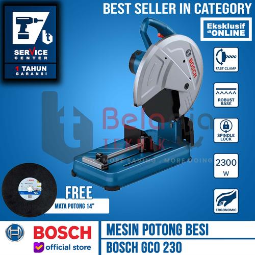 [EZM.3505330] Bosch Mesin Potong Besi GCO 230 14 Inch Cutting Off 355mm 2300 Watt