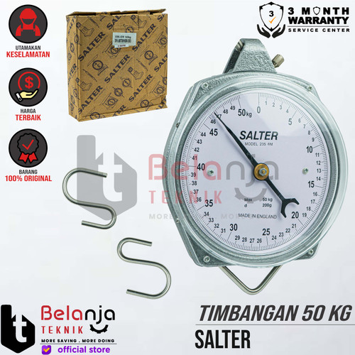 [EZM.3505351] Alat Ukur - Timbangan Gantung Salter 50 Kg
