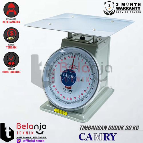 [EZM.3505353] Camry Timbangan Duduk Alat Ukur 30 Kg Timbangan Serbaguna