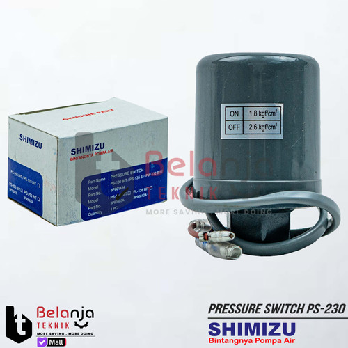 [EZM.3505374] Otomatis Pressure Switch Pompa Air Shimizu PS230BIT PS 230 BIT PS230