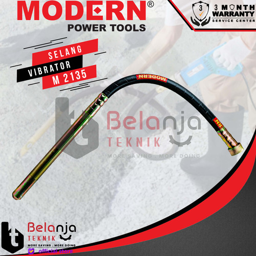 [EZM.3505397] Modern Selang Vibrator Elektrik M 2135 Vibrator Electric Selang Pemadat Beton  1.5 Meter