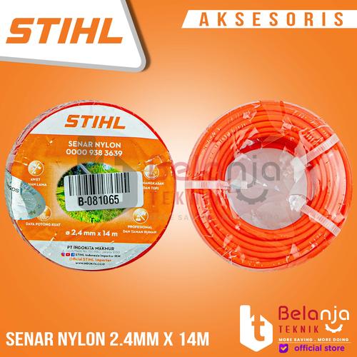 [EZM.3505470] Stihl Senar Mesin Potong Rumput 2.4 MM X 14 Meter Senar Nylon Trimmer