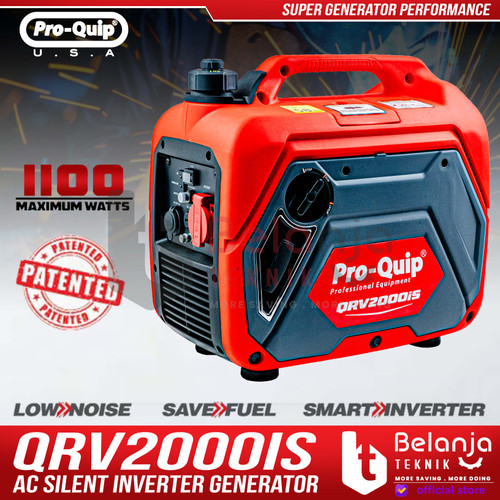 [EZM.3505471] Proquip Genset Inverter QRV2000 IS Generator SilentBensin Recoil 1100 Watt QRV 2000 QRV2000IS
