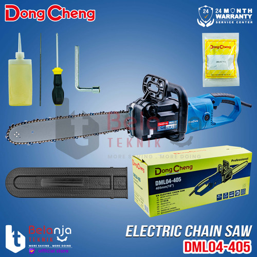 [EZM.3505473] Dongcheng Mesin Gergaji Chain Saw 16 Inch DML04-405 Potong Pohon Kayu DML 04-405 1800 Watt