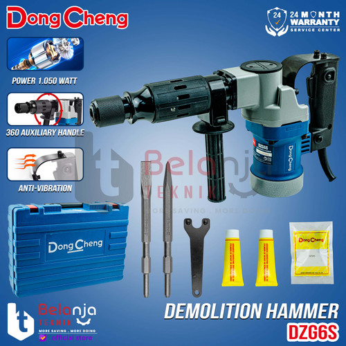 [EZM.3505474] Dongcheng Mesin Bor Bobok BETON DZG 6S Demolition Hammer DZG6S 1050 WATT