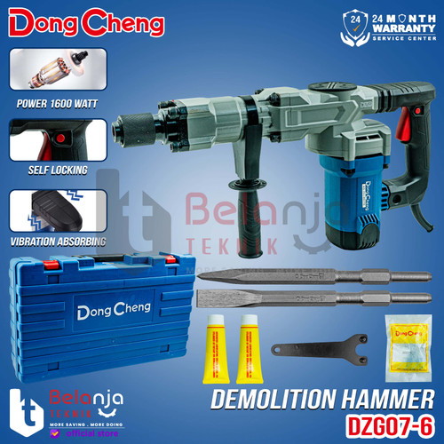 [EZM.3505479] Dongcheng Mesin Bor Bobok BETON DZG 07-6 Demolition Hammer DZG07-6 1600 WATT