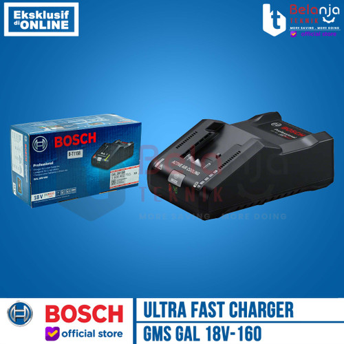 [EZM.3505489] Bosch Ultra Fast Charger Battery GAL 18V-160 Pengisi Daya Baterai 18 Volt 16 AH