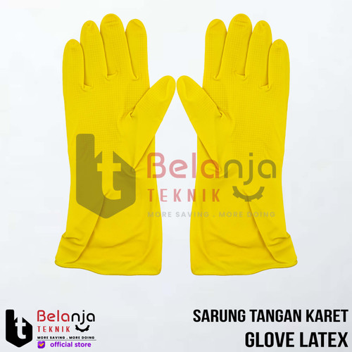 [EZM.3505494] Safefy Glove Latex Sarung Tangan Karet Sarung Tangan Serbaguna Proyek