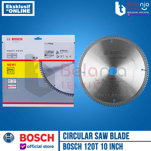 [EZM.3505530] Bosch Circular Saw Blade Wood 120 T 10 Inch Mata Potong Sirkel Kayu