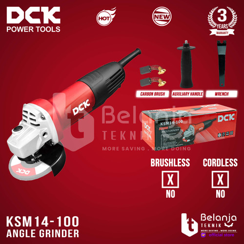 [EZM.3505566] DCK Mesin Gerinda Tangan 4 Inch KSM14-100 A Angle Grinder 800 Watt 4" KSM 14 100A