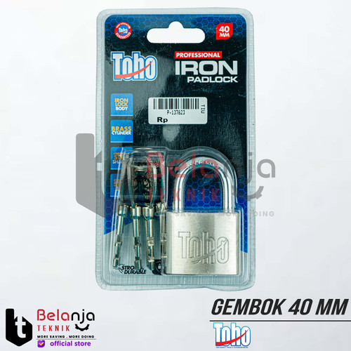 [EZM.3505602] Toho Gembok Besi 40mm Pendek Gembok Rumah 40 mm Gembok Pintu Pagar
