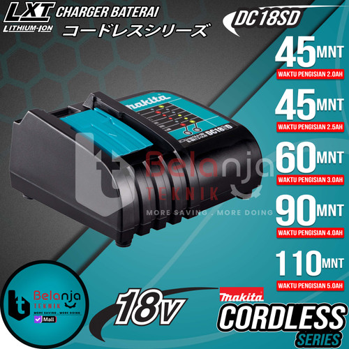 [EZM.3505674] Makita Lithium-Ion Charger DC18SD 18V LXT DC 18 SD No Box 18 Volt