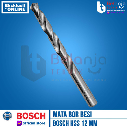 [EZM.3505707] Bosch Mata Bor Besi 12mm HSS-G HSS G 12 mm Metal Drill Bits Bosch