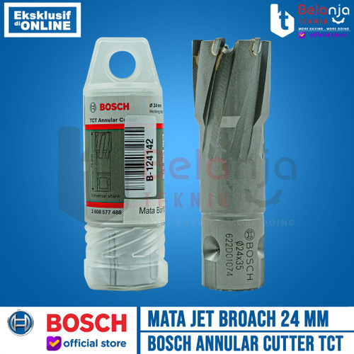 [EZM.3505712] Bosch Annular Cutter TCT 24MM Mata Jet Broach Bor Magnet 24 X 35 MM