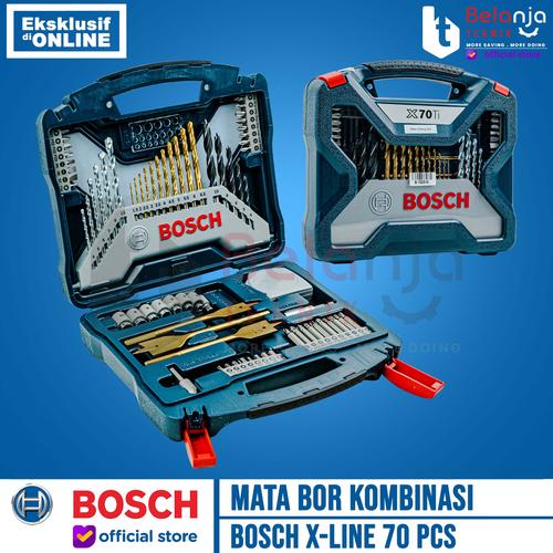 [EZM.3505720] Bosch Mata Bor Obeng Kombinasi X-Line Set 70 Pcs Screwdriver Drill Bit