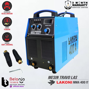 [EZM.3505734] LAKONI Mesin Travo Las Listrik Inverter MMA 400 Trafo MMA400IT 3 Phase