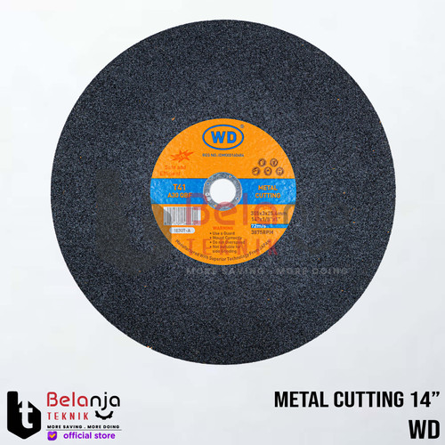 [EZM.3505782] WD Cutting Wheel 14 inch Mata Gerinda Potong 14 inch Batu Grinda 14"