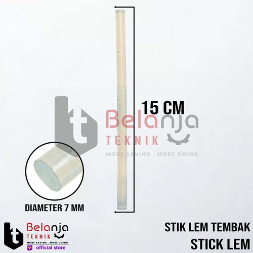 [EZM.3505811] Isi Lem Refill Bakar Kecil Glue Gun Tembak Stick Bening 7 MM X 15 CM