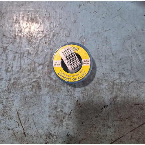[EZM.3505854] Timah Solder Kawat Las Rol 10 Meter X 0.8 MM Flux Core Wire 60/40