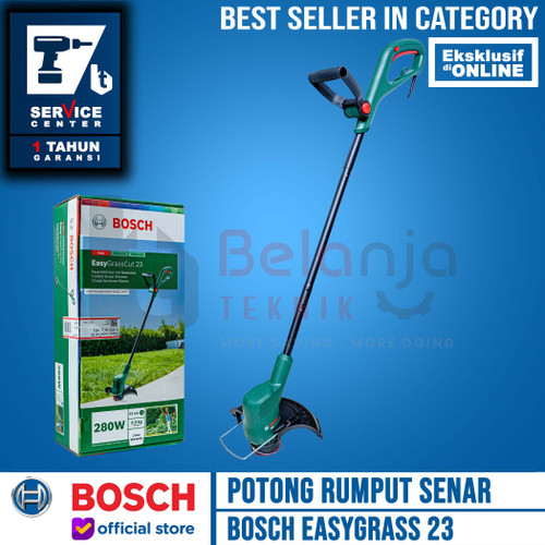 [EZM.3505893] Bosch Mesin Potong Rumput Listrik Senar Cut 23 Trimmer Easygrass 280 W