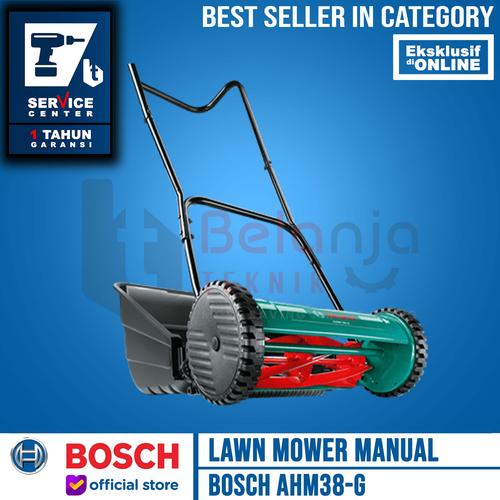 [EZM.3505894] Bosch Mesin Potong Rumput Dorong Manual AHM 38-G Lawn Mover AHM38-G
