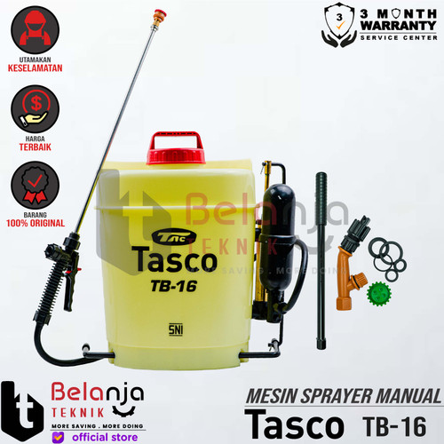 [EZM.3505901] Tasco Sprayer Manual TB-16 Alat Semprot Hama Disinfektan 16 Liter TB16