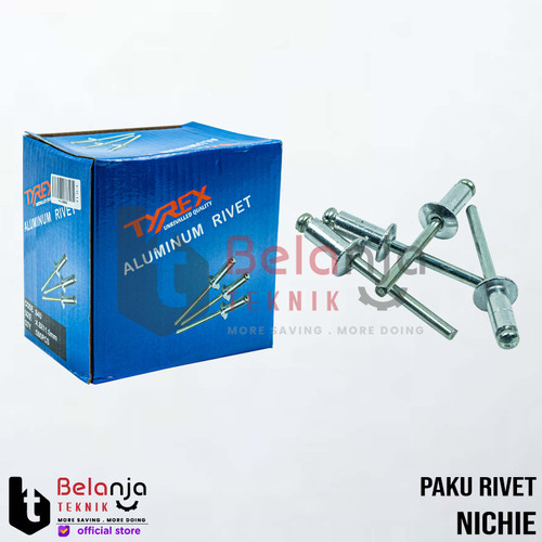 [EZM.3505995] Tyrex Blind Rivets 640 Paku Rivet Ukuran 4.8 X 11 MM Rivetti 500 Pcs