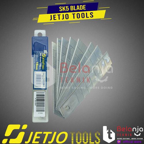 [EZM.3505998] JETJO TOOLS Refill Isi Cutter 10Pcs SK5 Blades 10 Pcs 18MM 18 MM Kater