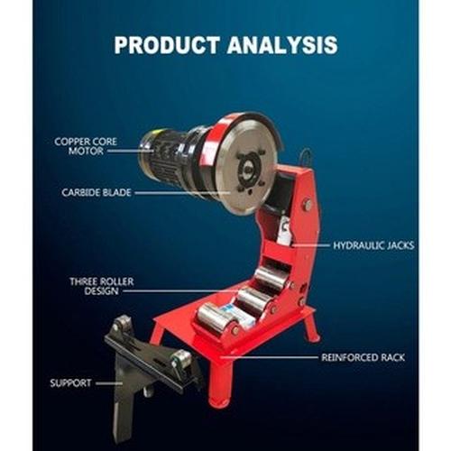 [EZM.3700042] Mesin Pemotong Pipa Besi 8 Inch / Power Pipe Cutter Machine 50-219mm
