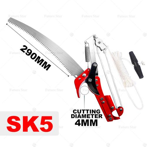 [EZM.3700076] Pemotong Gunting Dahan Tarik Pisau Taliga Tali Multifungsi Alat Potong Dahan Pohon Gergaji Graji Kopi Cengkeh Untuk Pohon Tree Pruner Multifungsi Alat Tamanan Anti Karat Peralatan Kebun Ranting Pruning Pruner Scissors With Rope 1.5 Meter SK5