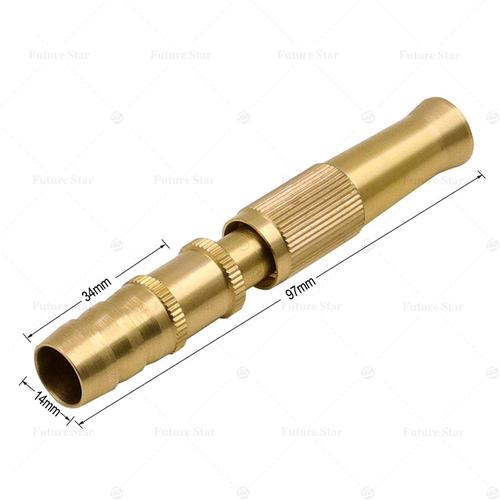 [EZM.3700081] Kepala Semprotan Air / Water Jet Nozzle Spray Multifungsi / Alat Pistol Kepala Kuningan / Air Semprot Rumput Taman Steam Cuci Mobil Motor - Water Gun Nozzle High Pressure