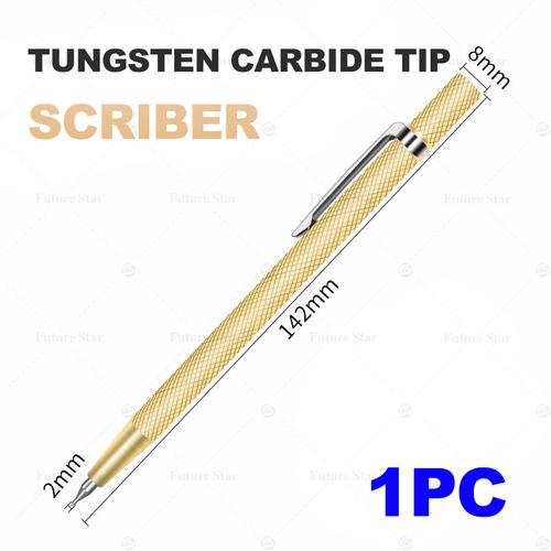 [EZM.3700098] Alat Pemotong Kaca   2-19mm/ Pisau Potong Kaca / Keramik Ubin Glass Cutter Diamond Granit Cutting Tool Manual Multifungsi Alat Penanda Garis Model Pulpen Tool Set 2 In 1 Ukir Nat Stainless Metal