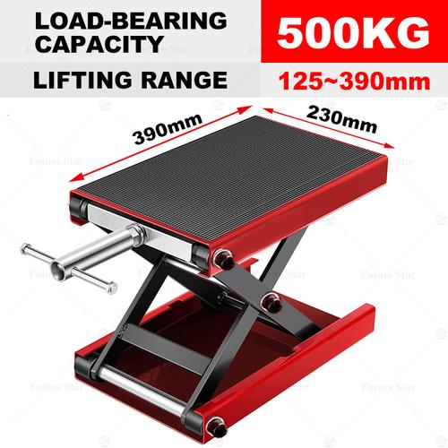 [EZM.3700103] Dongkrak Meja Motorcycle Gunting Tipe 500KG/Jack Hoist Stand Repair Motorcycle/Jackstand Paddock Motocross/Duduk Jack Stand Cross Universal  Ulir Scissor Lifting Hoist Workshop Bench Lift/Workstand Trail/Platform Pengangkat Quality/Meja Angkat Sepeda Moto