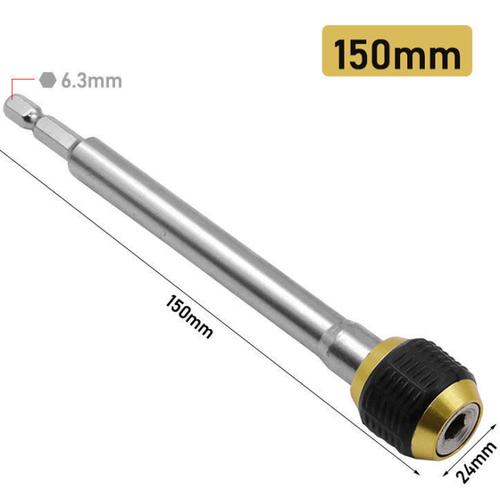 [EZM.3700129] Adaptor Mata Bor Quick Change Chuck Heksagonal 60mm Hex Shank Bit Socket GOS-A215 Extension 1/ 4 " Bits Nut Driver konverter Cepat Pop-up Keyless Drill Chuck Dudukan Bor Bit Aksesori Alat Listrik / Batang Bor Heksagonal Kopling Cepat