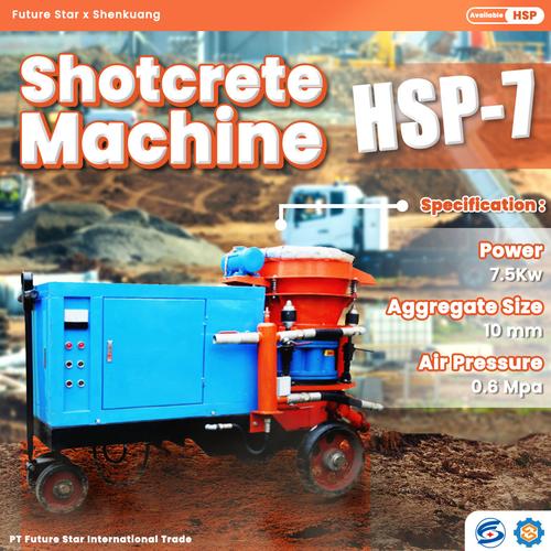 [EZM.3700158] Mesin Penyemprot Semen Type Kering Semprot Plester Listrik Beton Spraying Cement Shotcrete HSP-7 HSP-6 550W Mesin Vibrator Datar