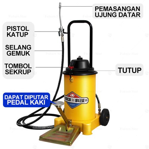 [EZM.3700226] POMPA GEMUK ANGIN 12 LITER AIR GREASE LUBRICATOR ORIGINAL TERBAIK