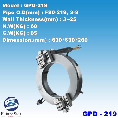 [EZM.3700230] GPD-325 Externally Mounted Pneumatic Pipe Cutting and Beveling Machine