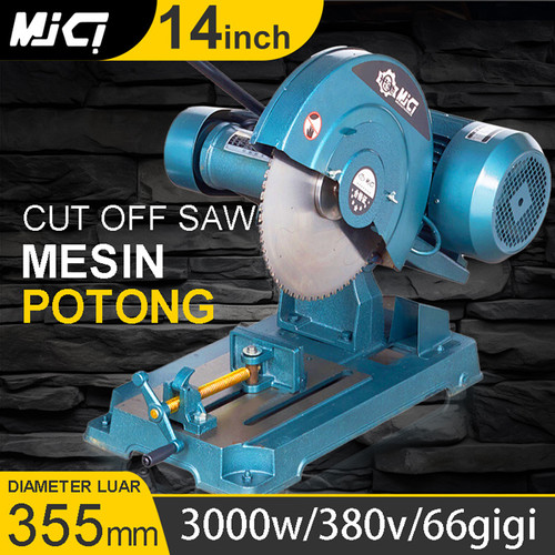 [EZM.3700233] Mesin Gergaji Potong Besi Cut Off Chop Metal Saw Cutting Wheel