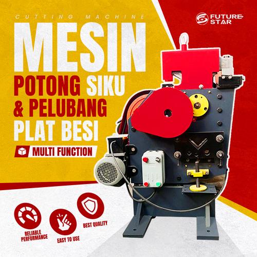 [EZM.3700235] Mesin Potong Plat Siku Pelubang Plat Besi Punch Shearing Machine