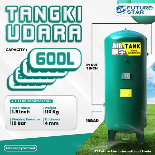[EZM.3700258] Tangki Udara / Tangki Kompresor 600 Liter Air Receiver Tank