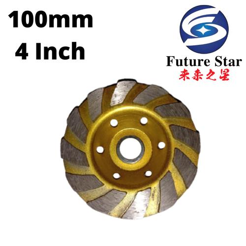 [EZM.3701408] Diamond Cup Grinding Wheel Gerinda 4 inch Mata Gerinda Perata Tembok