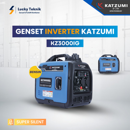 [EZR.1300046] Genset Inverter Bensin Katzumi 2200 WATT - Tipe KZ3000IG - Genset Rumah Genset Camping Genset Mobil Listrik
