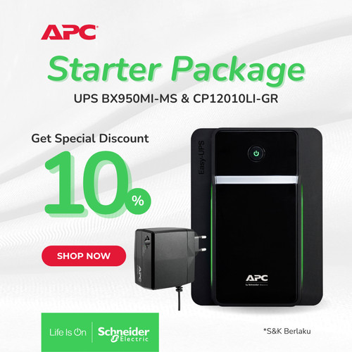 [EZO.0900015] Bundling UPS APC BX950MI-MS + CP12010LI-GR