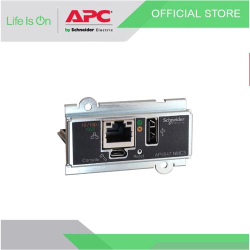 [EZO.0900025] APC Network Management Card, Network Management Cards, for Easy UPS 3 Series, 3-Phase, remotely monitor and manage the UPS AP9547