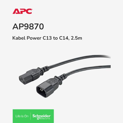 [EZO.0900223] Kabel Power Server Kabel Power UPS APC AP9870 C13 to C14, 2.5m